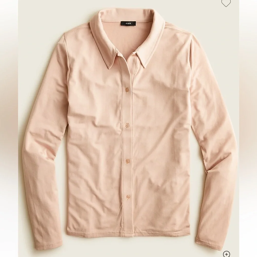 J. Crew Button Up collared T-shirt NWOT Sz XL